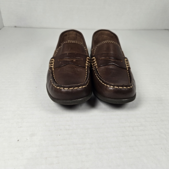 Florsheim Brown Jasper Driver Jr Dress Loafer Moccasin Size 10.5 M Toddler Boy - Picture 3 of 8